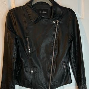 Fashionova Black Leather Jacket